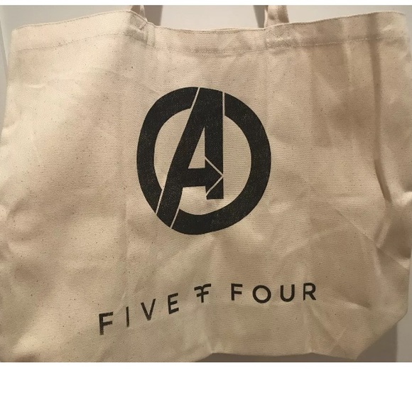 New Marvel Avengers canvas ivory tote bag